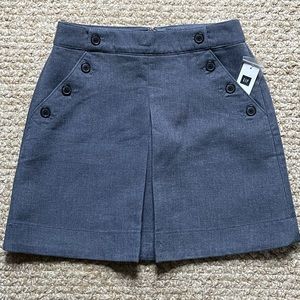 NEW Gap Mini Button Skirt